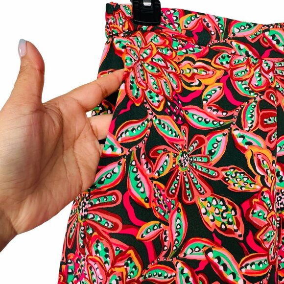 ⭐J.Crew Jamie Womens Floral Tropical Novelty Print Casual Formal Pants Sz 4 New - Picture 7 of 9